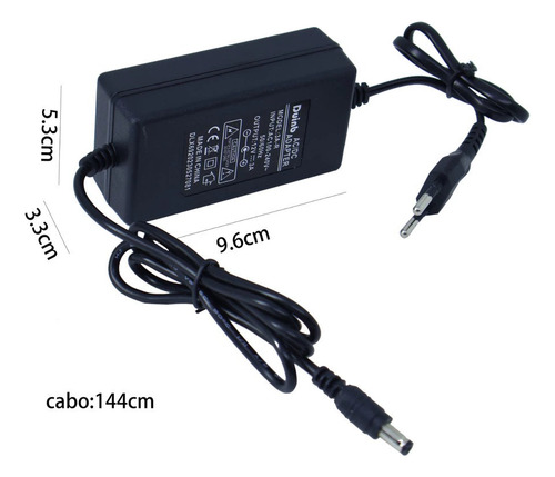 Fonte Carrregador Notebook Bivolt 12v 3a