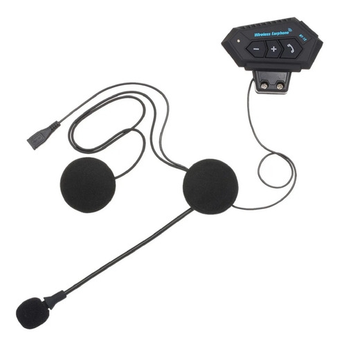 Auricular Bluetooth Para Casco Moto Intercomunicador Mano Li