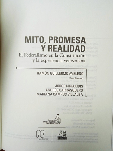 El Federalismo En La Constitución Y Experiencia Venezolana