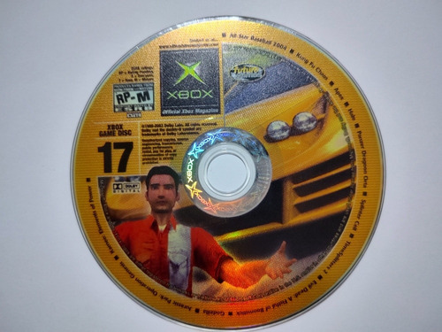 Xbox Game Disc 17 Demos Xbox Clásico Original Físico 