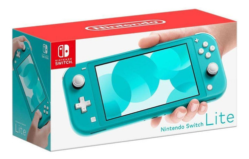 Nintendo Switch Lite 32GB Standard cor azul-turquesa