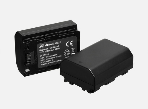 Kit De 2 Baterías Powerextra Para Sony Np-fz100 A7riii A7iii