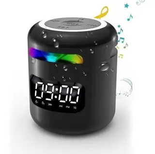 Reloj Despertador Con Bocina Subwoofer, Bluetooth, Fm, Tf