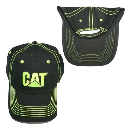 Gorra Caterpillar Black Truck Hat Neon - A Pedido_exkarg