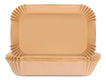 Comprar 100 Bandejas Rectangular Molde Papel Freidoras Aire 22x14