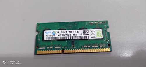 Imagem 1 de 2 de Memória Ram 2gb Ddr3 1rx8 Pc3-10600s 1333mhz