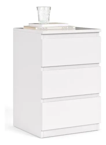 Mesa De Cabeceira Retrô Quarto Decoração 3 Gavetas - Cores