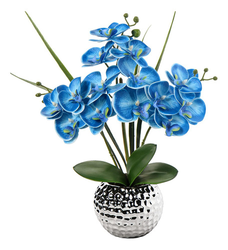 ~? Briful Orquídeas Flores Artificiales, 20'' Flores De Orqu