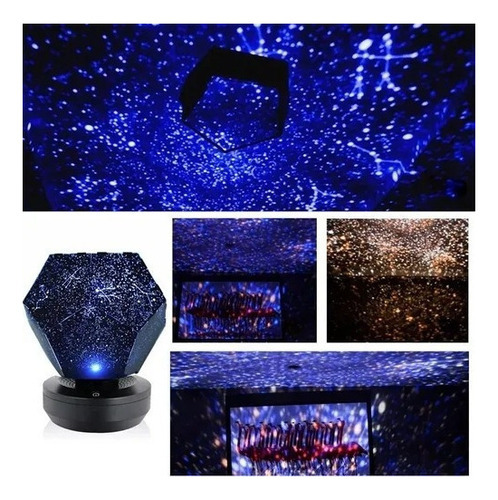 Proyector Planetario Galaxy Lámpara De Cielo Nocturno Planet Color De La Estructura Azul