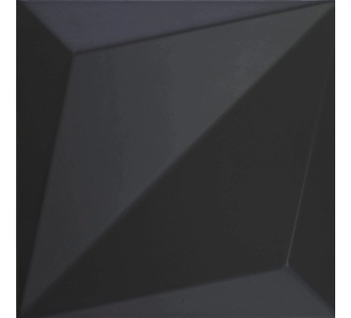 Disu Cerámica Española Origami Black-mate 25x25 (decorativa)