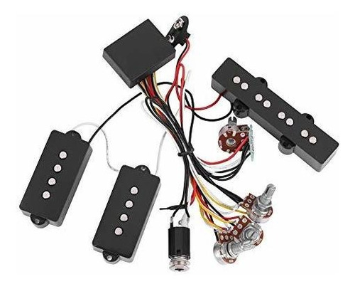 Arnes Cableado Pastilla Bajo Preamp Activo