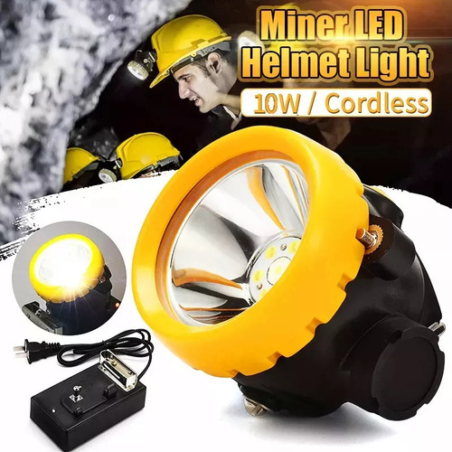 R0xpara Linterna De Minería Inalámbrica Con Luz Led 5000lx