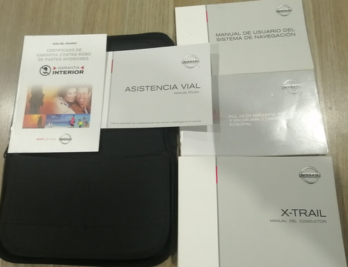 Manuales Con Estuche Nissan X-trail 2017-2021 Original