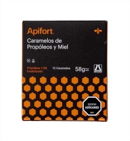 Caramelos Apifort Propóleo Y Miel 12 Uds.