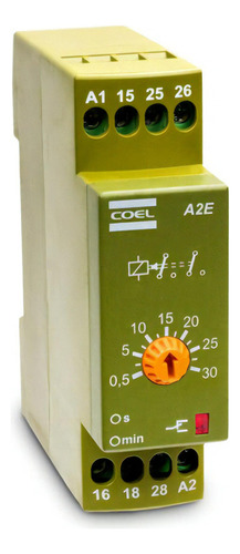 Relé Temporizador Eletrônico Retardo Energização 2naf - Coel