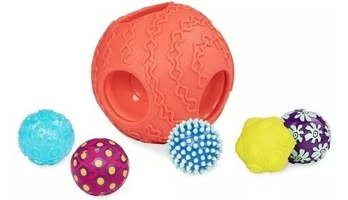 Pelota Sensorial Bebe Ballyhoo Balls Battat Bx1479z