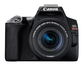 Combo 55, Canon Eos Rebel Sl3 18-55mm + Sd 64gb, Maletin Color Negro