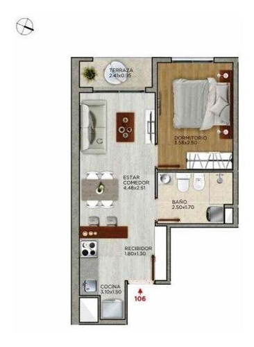 Imagen 3 de 13 de Apartamento 1 Dormitorio Cordón A Estrenar!