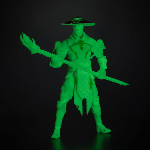 Figuras De Acción De Mcfarlane Mortal Kombat Raiden (gitd)