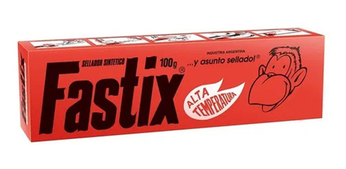 Sellador Fastix Alta Temperatura 100 Gr Rojo