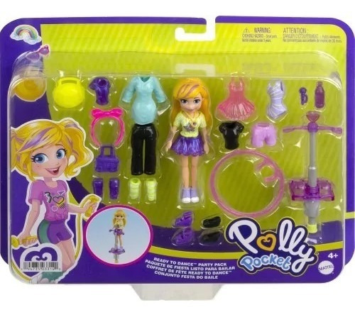 Polly Pocket Paquete De Fiesta Listo Para Bailar