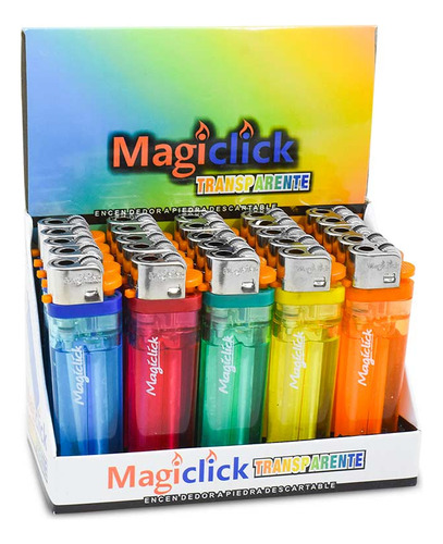 Encendedor 25 Pz De Bolsillo Magiclick Hc149-2