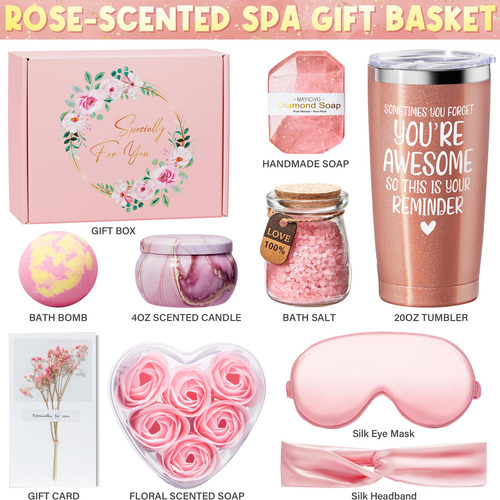 Cesta De Regalo De Spa Mayicivo, Regalos De Cumpleaños Y Nav