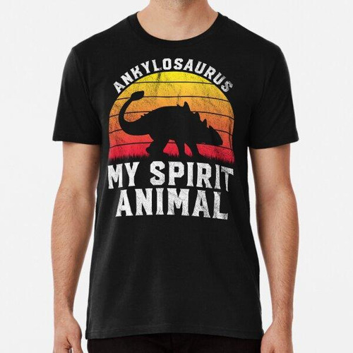 Remera Ankylosaurus Es Mi Animal Espiritual - Amantes De Los