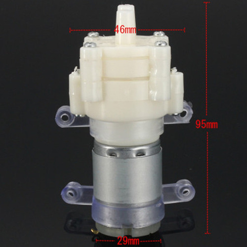 Mini Bomba 385 De Agua De Diafragma 1,8 L/min Dc12v Con