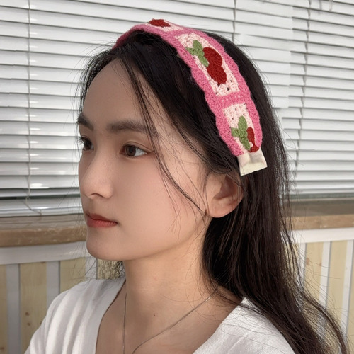 Diadema Tejida Con Velcro Para El Acabado Del Cabello, Diade