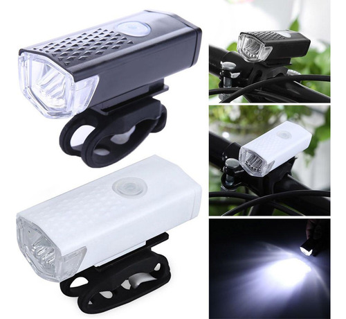 2x Usb Impermeable Luz 300lumens Lámpara Advertencia De