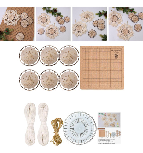 Juego De Manualidades Diy: Rodajas De Madera Establecer E