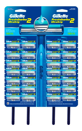 Gillette Prestobarba Ultragrip 2 Hojas Pack De 14 Unidades