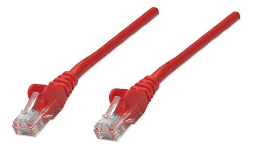 Cable Patch Cat 5e Utp 3.0f 1.0mts Intellinet Rojo /v