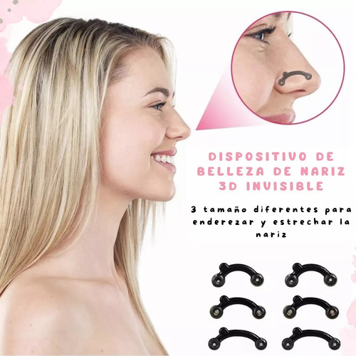 Kit Corrector Nasal Clip Respingador De Nariz 10 Piezas Color Multicolor