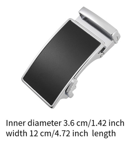 Hebilla De Cinturón De Trinquete Para Hombre, Hebilla