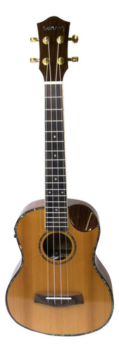 Ukulele Tenor Benson Ub406 Se Elétrico Tampo Spruce Sólido Cor Marrom