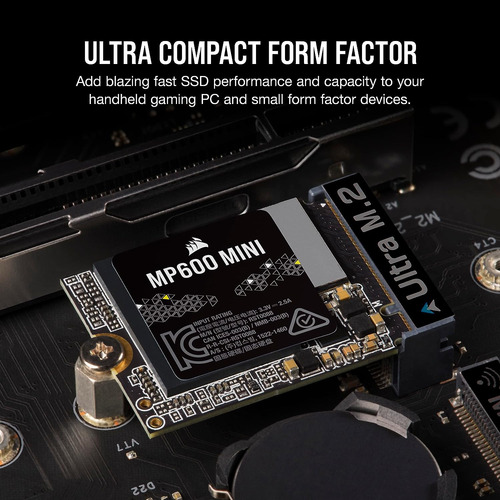Ssd Corsair Mp600 1tb M.2 2230 Pcie 4.0 Interno