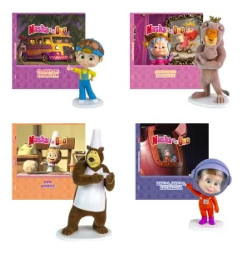 Coleccion Masha Y El Oso - Libro + Muñeco - Variantes | Bon Appétit
