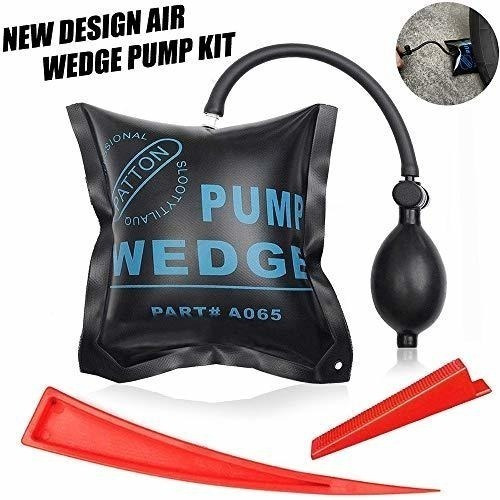 Cu/ña De Aire Hinchable 3PCS Cu/ña de Aire Cu/ña de Pl/ástico de la Bomba de Aire Para Instalaci/ón de Puertas y Ventanas Posicionamiento R/ápido de Puertas y Ventanas Air Wedge Negro, Blanco, Verde