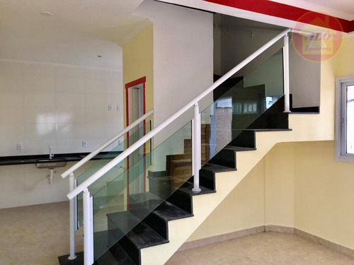Sobrado Com 2 Dormitórios À Venda, 130 M² Por R$ 380.000,00 - Aviação - Praia Grande/sp - So0618