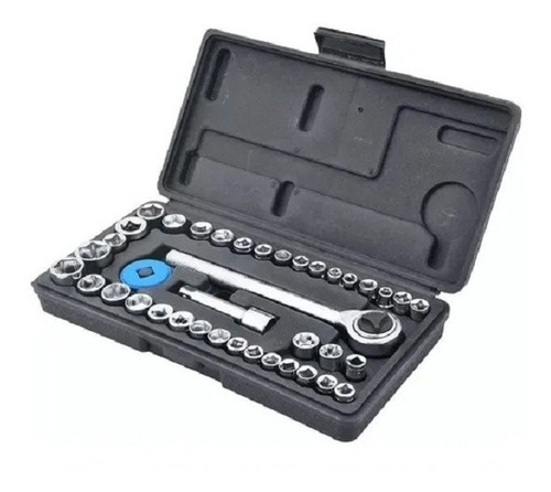 Jogo De Ferramentas Kit 200 Peças C/ Maleta Titanium + 40pcs