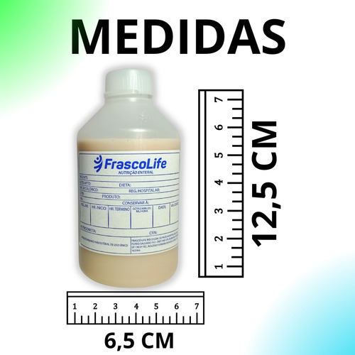 Kit Nutrição E Alimentação Enteral 300ml 20 Frs + 20 Equipos