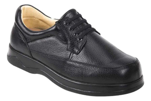 Zapatos Pie Diabético Caballero 824437 Triple Ancho, De Piel