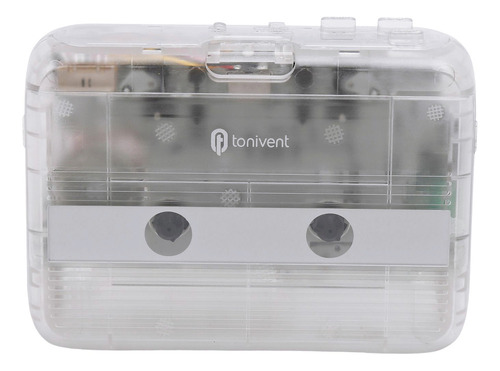 Leitor De Cassetes Portátil Tonivent Auto Reverse Mini Co