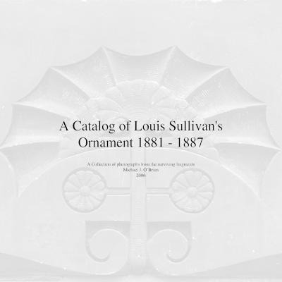 Libro A Catalog Of Louis Sullivan's Ornament 1881-1887 - ...