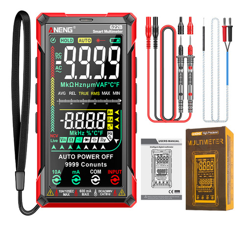 Voltímetro Digital Aneng Lcd 9999 Accounts 622b