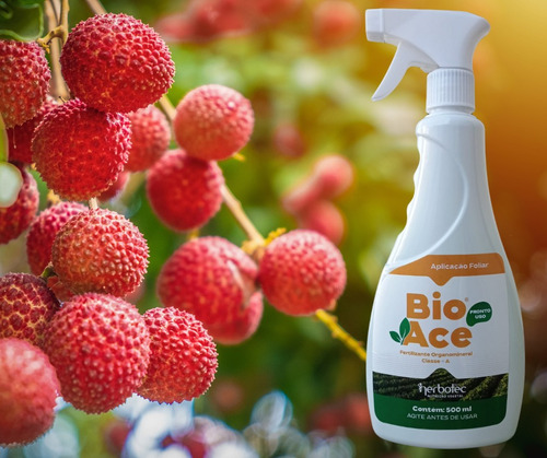 Kit Com 6 Bio Ace Fertilizante Organomineral Pronto Uso 7oz