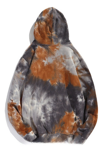Sudadera Con Capucha De Forro Polar Para Hombre Tie-dye Grad