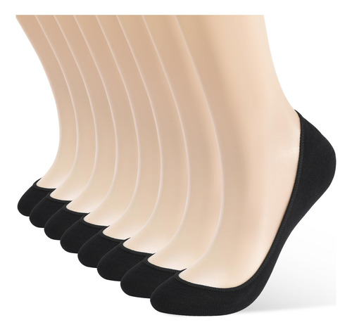 Calcetines Invisibles Para Mujer, 8 Pares,